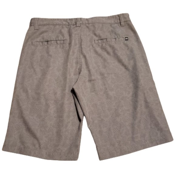 Travis Mathew Golf Shorts Athletic Summer Tennis Preppy Gray Men's 32 Pre-owned - Picture 2 of 5